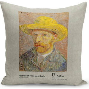 Polštář s výplní Kate Louise van Gogh Portrait, 43 x 43 cm