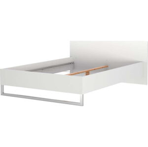 Bílá dvoulůžková postel Tvilum Style, 140 x 200 cm