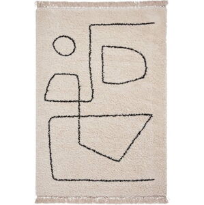 Černo-bílý koberec Think Rugs Boho, 120 x 170 cm