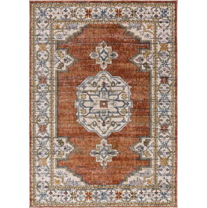 Oranžovo-béžový koberec 200x136 cm Truva - Universal