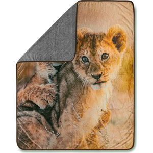 Pléd Good Morning Baby Lion, 130 x 160 cm