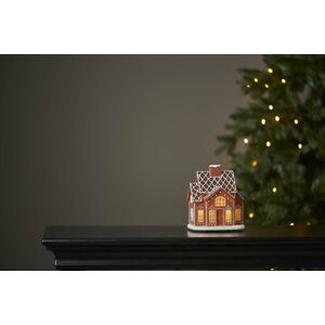 Vánoční světelná LED dekorace Star Trading Gingerville, výška 16 cm