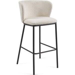 Bílé barové židle v sadě 2 ks (výška sedáku 75 cm) Ciselia – Kave Home