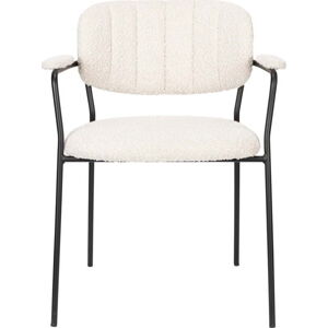 Bílé jídelní židle v sadě 2 ks – White Label