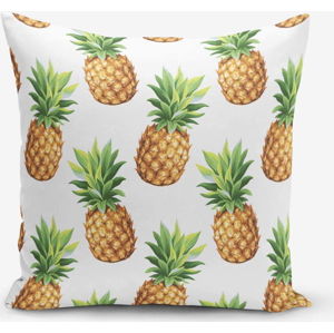 Povlak na polštář s příměsí bavlny s motivem ananasů Minimalist Cushion Covers, 45 x 45 cm