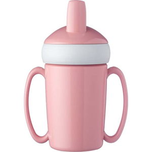 Růžová dětská lahev na vodu Rosti Mepal Trainer Mug, 200 ml