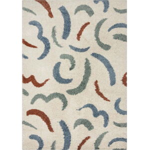Krémový koberec 200x290 cm Squiggle – Flair Rugs