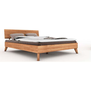 Dvoulůžková postel z bukového dřeva 140x200 cm Greg 1 - The Beds