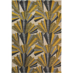 Žluto-šedý ručně tkaný koberec Flair Rugs Fanfare, 120 x 170 cm
