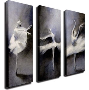 3dílný nástěnný obraz na plátně Ballet