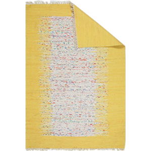 Žlutý běhoun Eco Rugs Yolk, 80 x 300 cm