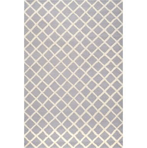 Světle šedý vlněný koberec Safavieh Sophie, 182 x 274 cm