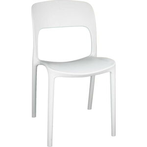 Sada 4 bílých jídelních židlí Evergreen House Faux