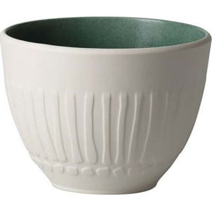 Bílo-zelený porcelánový šálek Villeroy & Boch Blossom, 450 ml