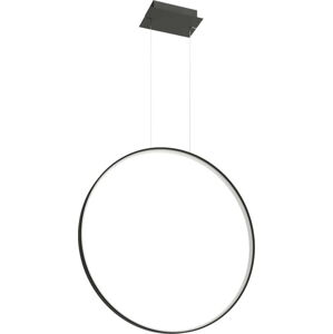 Černé LED závěsné svítidlo 78x16 cm Tim - Nice Lamps