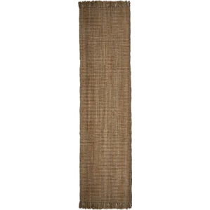 Ručně tkaný jutový běhoun v přírodní barvě 60x150 cm Jute Boucle – Flair Rugs