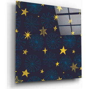 Skleněný obraz Insigne Snow and Stars, 40 x 40 cm