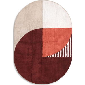 Vínový pratelný koberec 134x200 cm Faaborg – HF Living