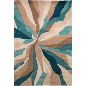 Tyrkysový koberec Flair Rugs Splinter, 80 x 150 cm