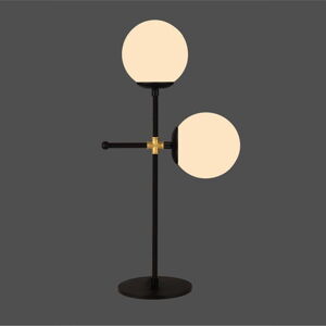 Černá stolní lampa Squid Lighting Kruva, výška 55 cm