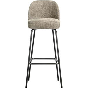 Krémová sametová barová židle 103 cm Vogue – BePureHome