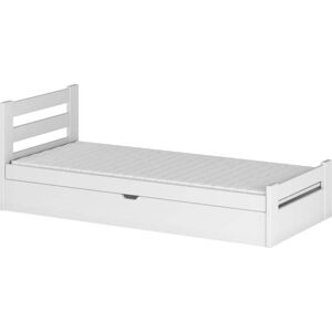 Bílá dětská postel s úložným prostorem 80x160 cm Nela - Lano Meble