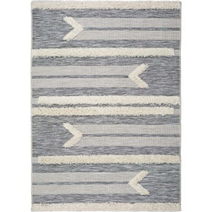 Bílo-šedý koberec Universal Cheroky Line, 155 x 230 cm