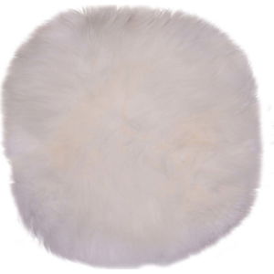 Bílá ovčí kožešina House Nordic Circle, ⌀ 35 cm