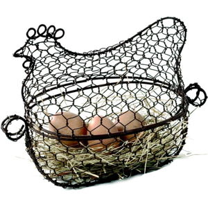 Kovový košík na vejce Antic Line Hen