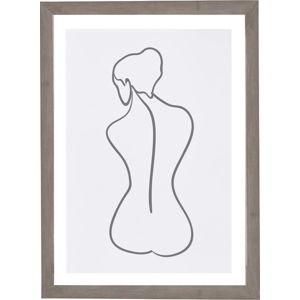 Nástěnný obraz v rámu Surdic Woman Lines, 30 x 40 cm