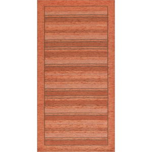 Oranžový běhoun Floorita Velour, 55 x 280 cm