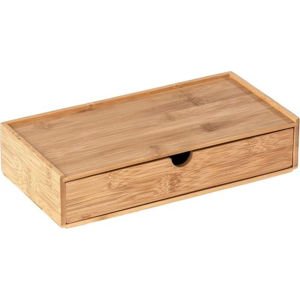 Bambusový úložný box s přihrádkou Wenko Terra
