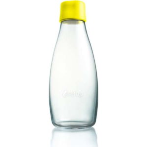 Žlutá skleněná lahev ReTap, 500 ml