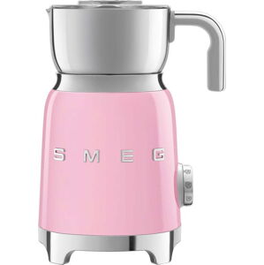 Růžový elektrický šlehač mléka Retro Style – SMEG