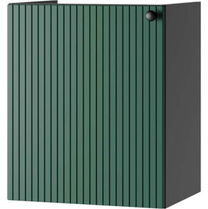 Zeleno-antracitová nízká závěsná skříňka pod umyvadlo 46,5x55,5 cm Asti – STOLKAR