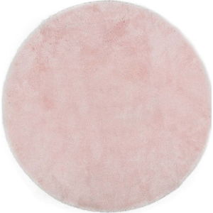 Růžová předložka do koupelny Confetti Miami, ⌀ 100 cm