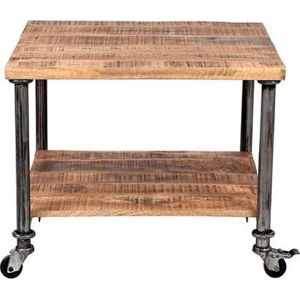 Odkládací stolek s deskou z mangového dřeva LABEL51 Flex, šířka 60 cm