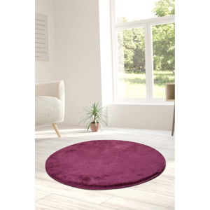 Fialový koberec Milano, ⌀ 90 cm