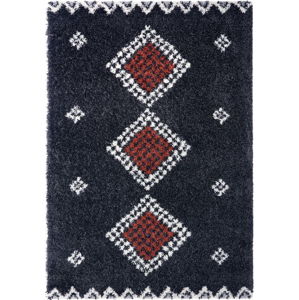 Černý koberec Mint Rugs Cassia, 160 x 230 cm
