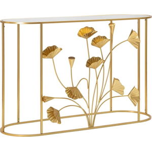 Konzolový stolek ve zlaté barvě 40x120 cm Flow – Mauro Ferretti