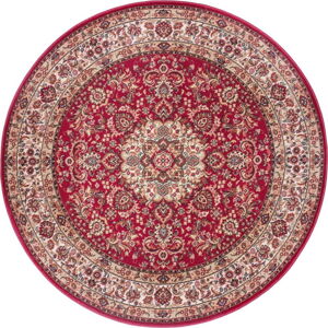 Červený koberec Nouristan Zahra, ø 160 cm
