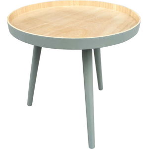 Odkládací stolek se zelenou konstrukcí WOOOD Sasha