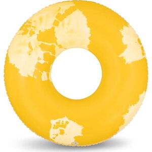 Žlutý nafukovací kruh The Nice Fleet Goa, ø 120 cm