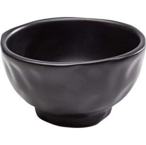 Černá kameninová miska Kare Design Organic Black, ⌀ 15 cm