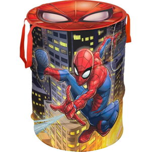 Textilní úložný koš s víkem Domopak Spiderman, výška 50 cm