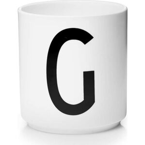Bílý porcelánový hrnek Design Letters Personal G