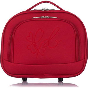 Červený kosmetický kufřík LPB Anna, 10,3 l