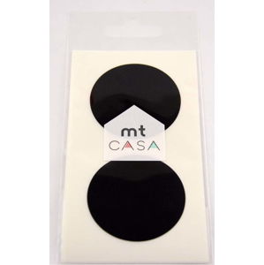 Sada 10 černých samolepek washi MT Masking Tape Casa