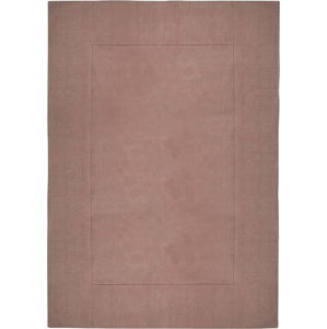Růžový vlněný koberec Flair Rugs Siena, 80 x 150 cm