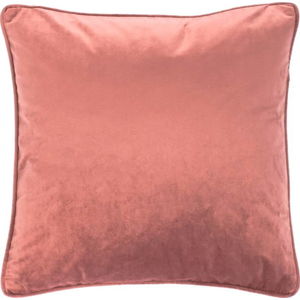 Růžový polštář Tiseco Home Studio Velvety, 45 x 45 cm